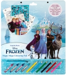 Голям Комплект Замръзналото кралство, Frozen за Вълшебно Рисуване с 20 Листа за Оцветяване, 3 Страници за Рисуване с Вода, 4 Пастела, 6 Молива, Стикери и Четка A3